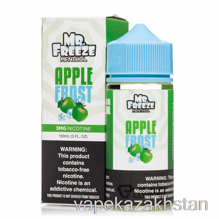 Vape Disposable Apple Frost - Mr Freeze - 100mL 3mg
